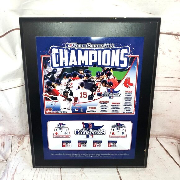2013 World Series Champions with Fanatics Authentic Red Sox Wall Plaque - Picture 1 of 11